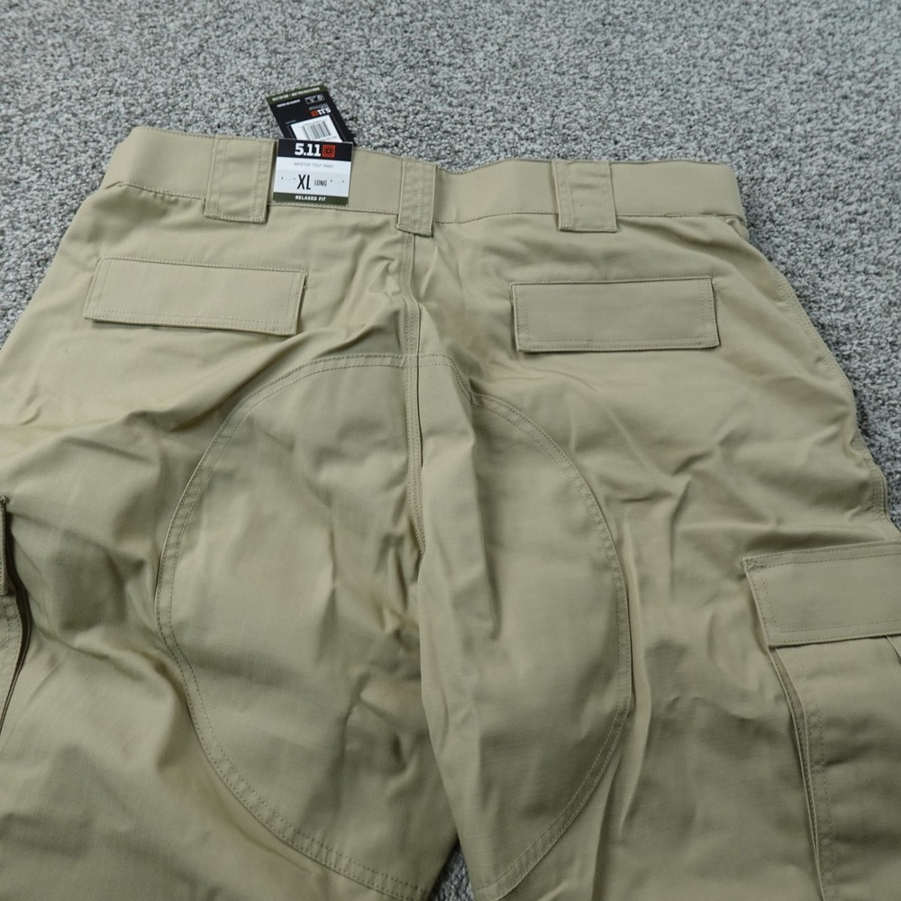 NEW 5.11 Tactical Pants Mens XL Beige Tan Ripstop TDU Cargo Utility Work Outdoor - Picture 11 of 14